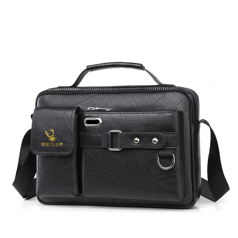 Shoulder Bag Men's Messenger Bag Men's Business Satchel Bag Messenger Bag Handy Shoulder Messenger Boys Casual Bag Men's Bag