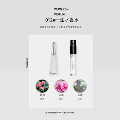 Xiaocheng Yixiang brand Q version perfume sample 3ml trial spray spray for men and women long-lasting eau de toilette cross-border wholesale