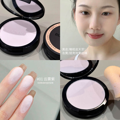 BLACK NANA light mist soft focus powder yellow skin pseudo plain white loose powder female all-match cross-border wholesale 