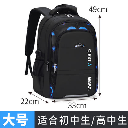 Cross-border ridge protection girls reduce the burden of the first grade waterproof printing Logo backpack girls children primary school schoolbags wholesale 