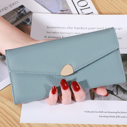 2022 Hot Style Women's Wallet Litchi Pattern Hand Wallet Fashion Card Holder Multifunctional Large Capacity Coin Purse for Women 