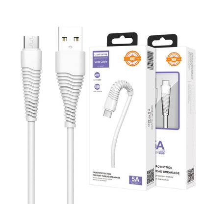 Letang is suitable for iPhone13 flying fish anti-break data cable Android Type-C super fast charge 5A mobile phone charging cable 