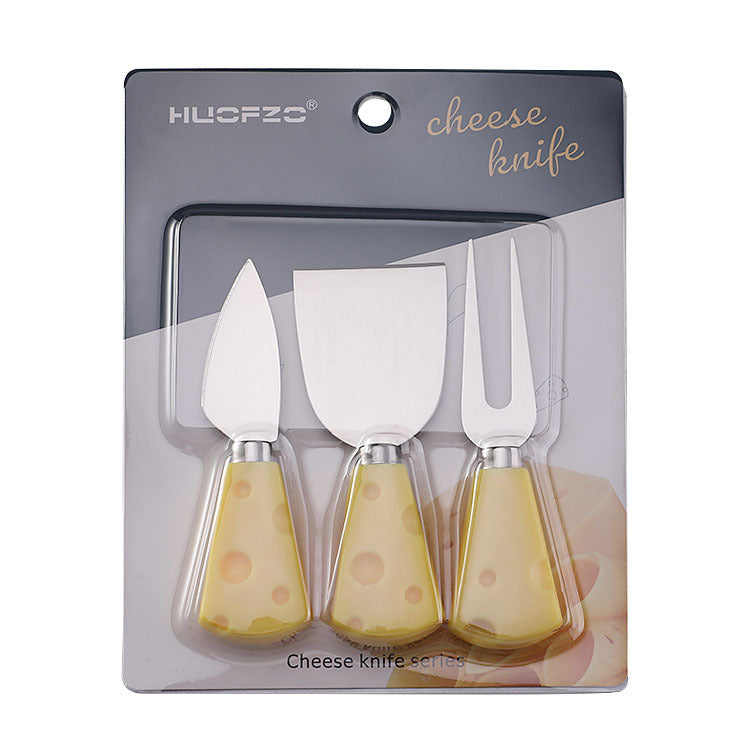 Household cheese knife baking tool spatula cutlery set cheese knife three-piece set cream butter knife 3-piece set 