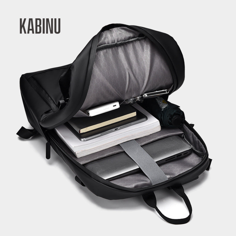 Kabinu trendy and cool backpack, water-repellent backpack, motorcycle helmet bag, business commuter computer bag, middle school student school bag 