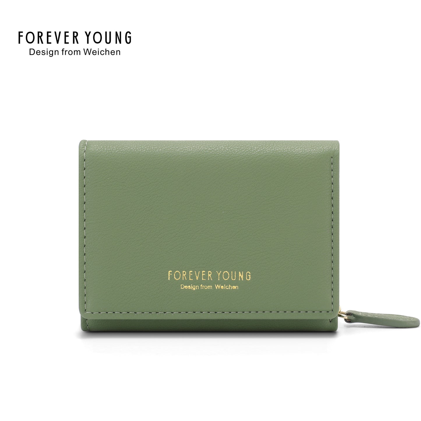 Forever Young Women's Short Wallet Ticket Holder 30% Off ပေါ့ပါးသော ဘက်စုံသုံး နှစ်မျိုးသုံး ကတ်ကိုင်ဆောင်သူ အမျိုးသမီးများ အကြွေစေ့အိတ် 