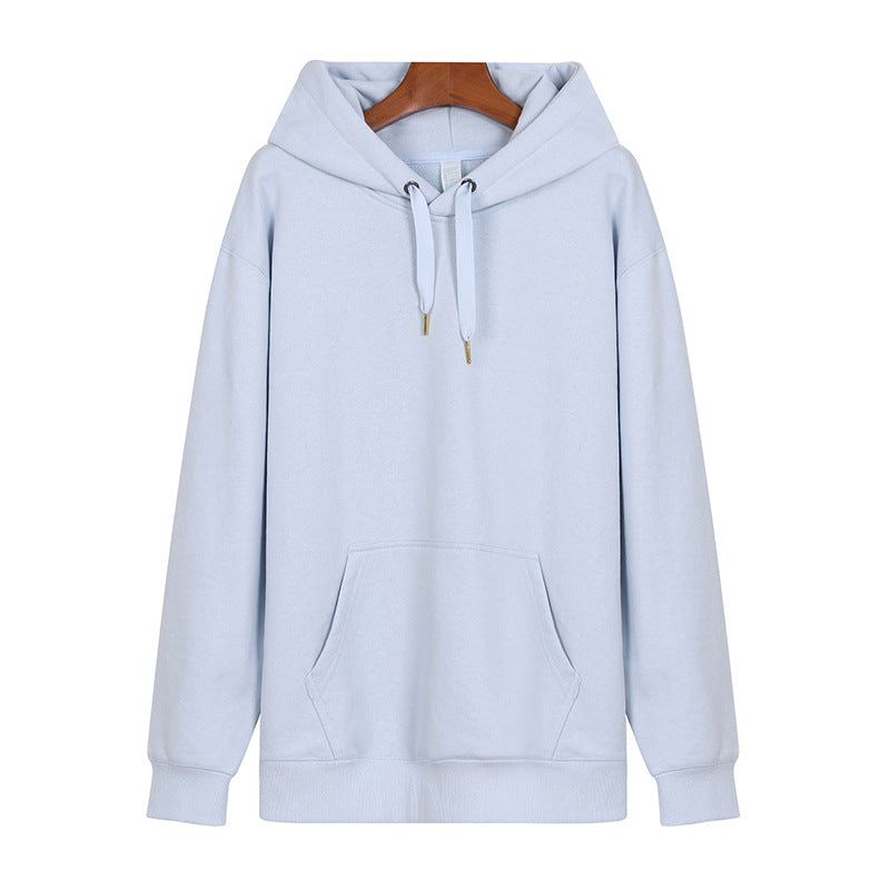 2022 new spring and autumn trend fashion loose high-quality thickened terry hooded pullover sweater long sleeves can be printed 