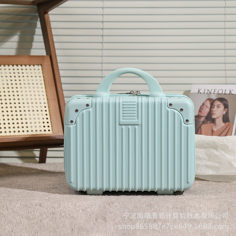 Korean version 14-inch suitcase, women's suitcase, travel bag, souvenir, cosmetic case, small travel organizer, wholesale 