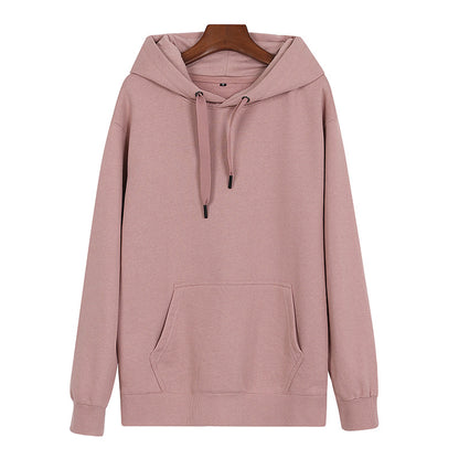 2022 new spring and autumn trend fashion loose high-quality thickened terry hooded pullover sweater long sleeves can be printed 