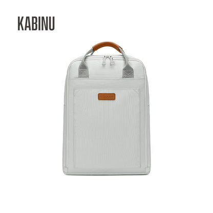 Kabinu lightweight women's computer bag casual backpack solid color middle school student bag work commuter backpack logo