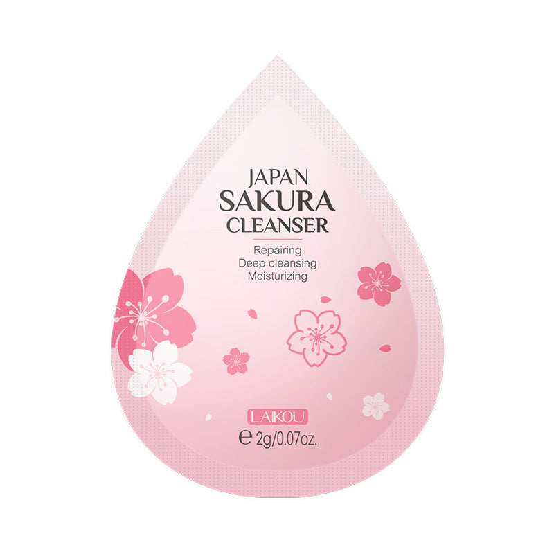 LAIKOU Japanese Sakura 4-pack 2g single-pack skin care product set small package cross-border manufacturer supply 