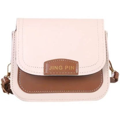 Bag women 2023 spring new high-end sense Korean version of the contrast color small bag ins all-match trendy fashion one-shoulder Messenger bag 