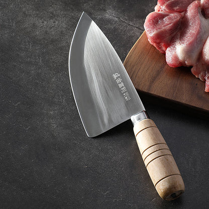 Forged kitchen dividing knife, stainless steel meat cutting knife, butcher knife, household meat cutting knife 