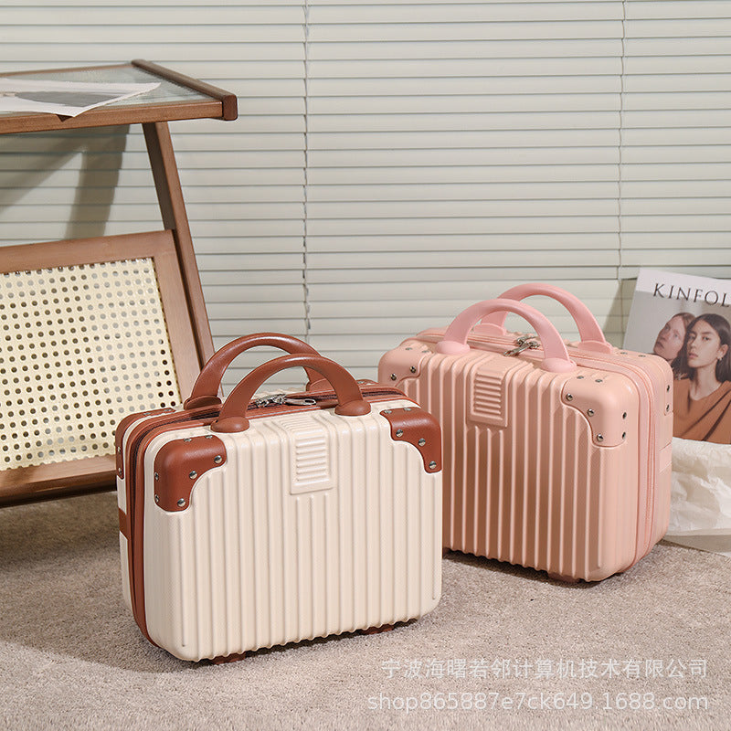 Korean version 14-inch suitcase, women's suitcase, travel bag, souvenir, cosmetic case, small travel organizer, wholesale 