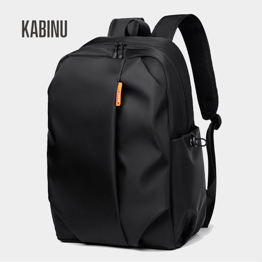 Kabinu backpack computer backpack men's washed nylon cloth casual business commuter backpack student school bag 