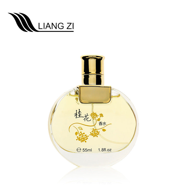 Beautiful domestic osmanthus perfume rose jasmine lily women's perfume wholesale long-lasting light fragrance 55ml student perfume 