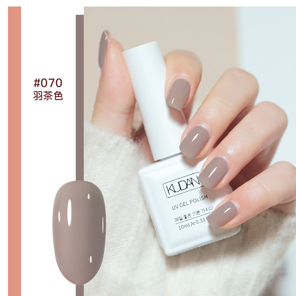 2023 New Style Nail Polish Gel No Odor Ice Transparent Nude Color Transparent Long-lasting Quick-Drying Nail Polish Manicure Nail Polish Gel Wholesale 