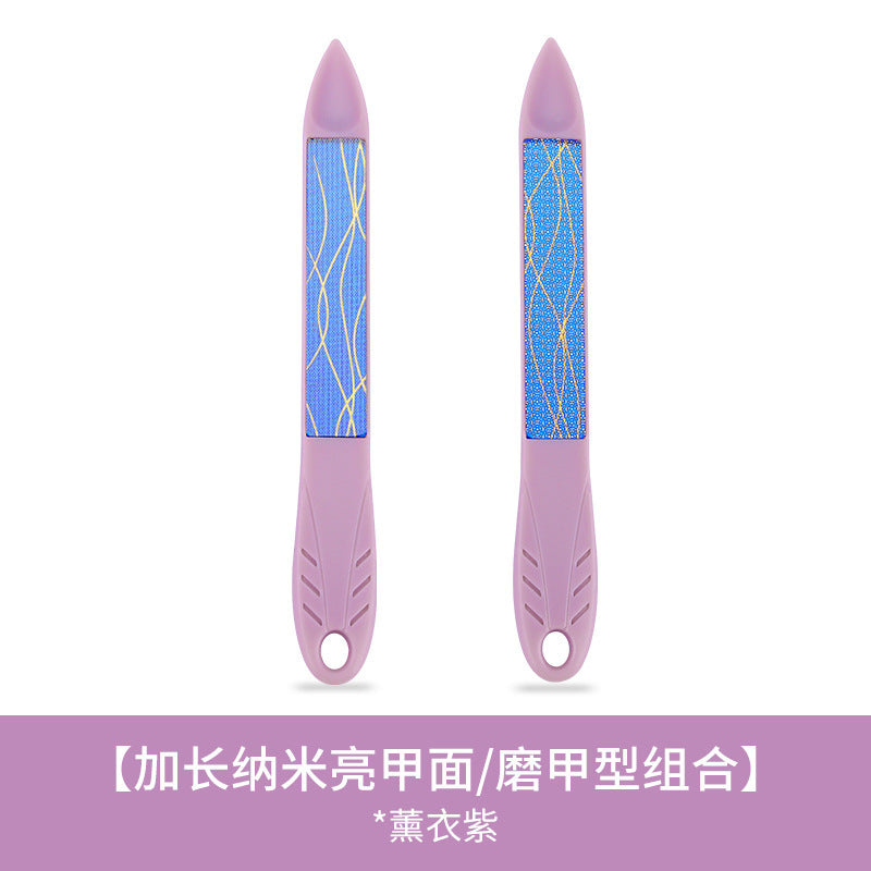 Nail polishing strip, polishing strip, frosted nail file, sponge rubbing strip, nano crystal glass nail file 