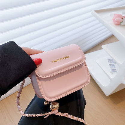 High-end foreign style handbag female small bag 2021 new fashion female bag texture messenger bag all-match small square bag 