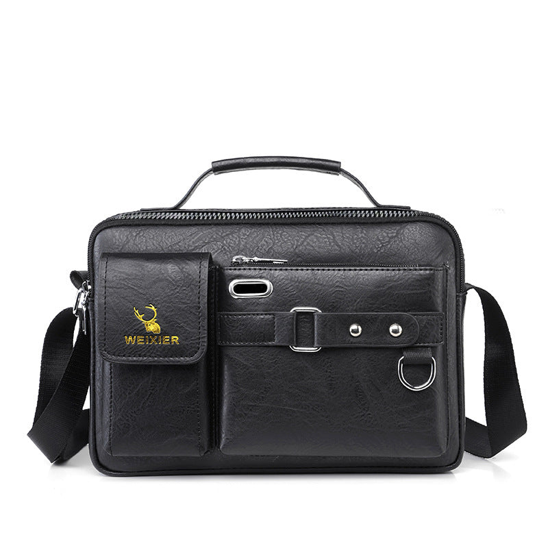 Shoulder Bag Men's Messenger Bag Men's Business Satchel Bag Messenger Bag Handy Shoulder Messenger Boys Casual Bag Men's Bag