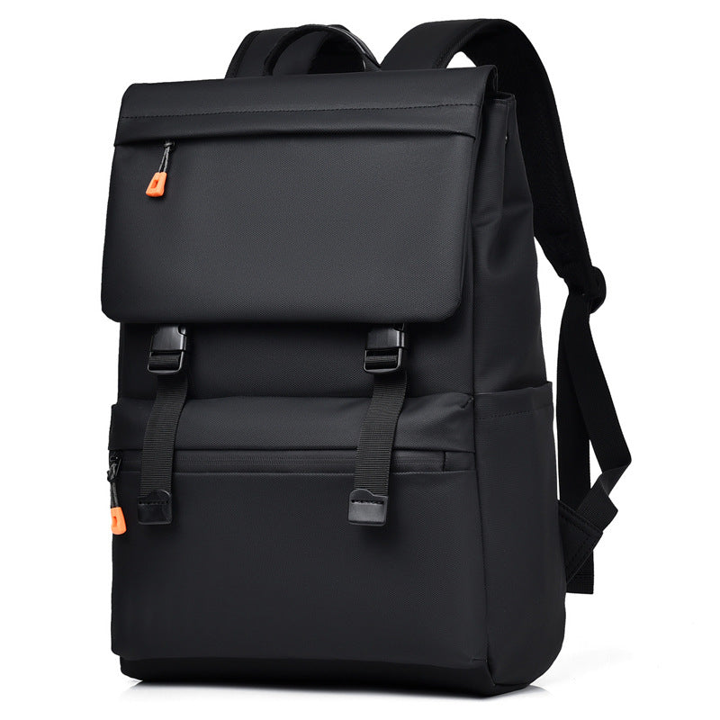 Kabinu casual backpack leather membrane waterproof business commuter computer bag backpack middle school student bag bag 