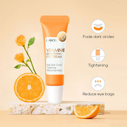 Cross-border laikou vitamin C eye cream 15g hydrating, moisturizing, caring for the skin around the eyes, improving skin tone, manufacturer supply 