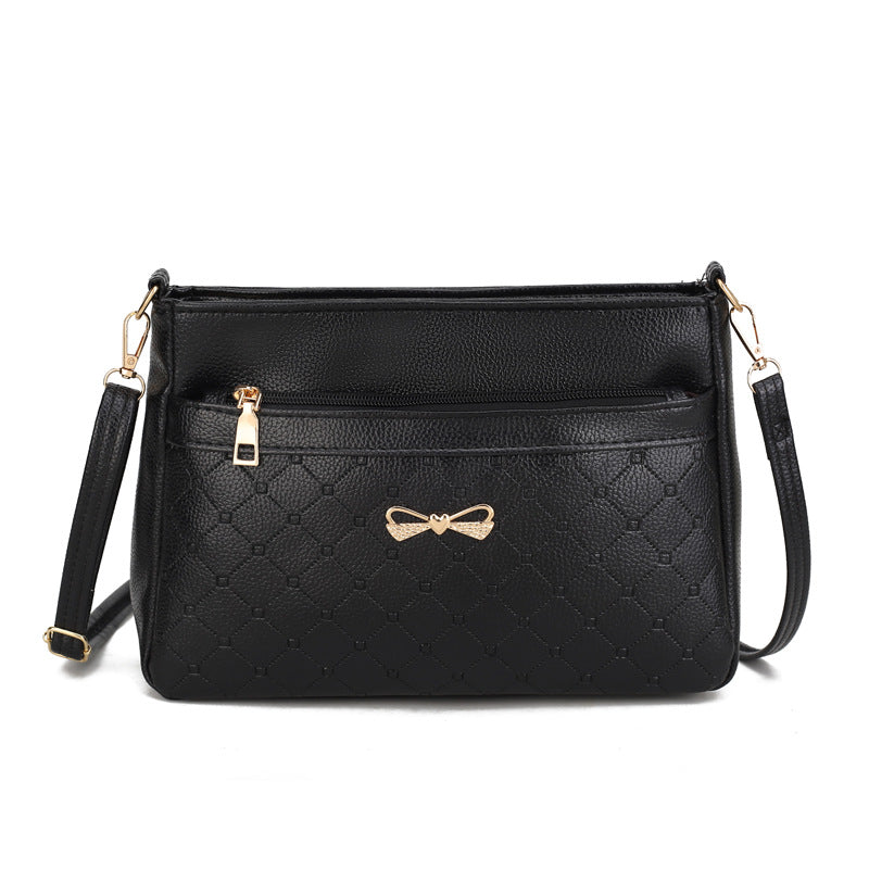 Bag women 2023 new fashion ladies large capacity single shoulder bag trend middle-aged mother style Messenger bag wholesale 