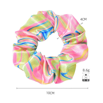 2022 cross-border new style French large intestine hair tie hair tie for women European and American ethnic style hair tie ponytail hair tie 