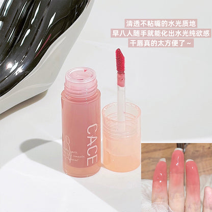 ထုတ်ကုန်အသစ် CACE Liuyun Dream Weaver Mirror Lip Gloss Dudu Lip Moisturizing Lip Oil Student Liquid Cross-Border Wholesale 