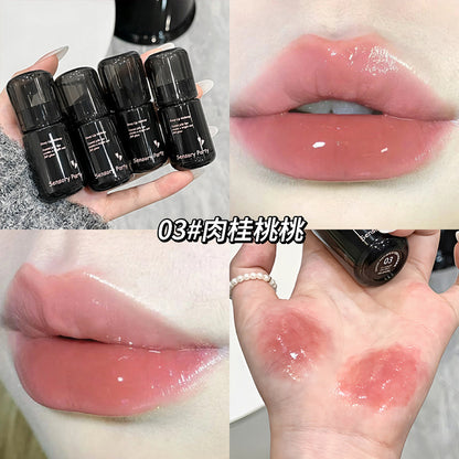 Sensory Party new sweet and cool mirror lip glaze Xiaohongshu affordable student lipstick light makeup lip gloss makeup 