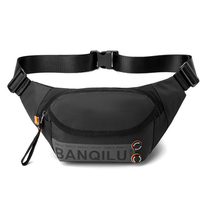 Summer Fashion Mobile Phone Bag Men's Waist Bag Outdoor Sports Messenger Chest Bag Multifunctional Riding Shoulder Bag 