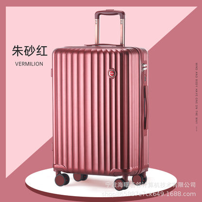 2023 New Men's and Women's Luggage Trolley Case Universal Wheel Large Capacity Zipper Suitcase 20 Inch Password Box Wholesale 