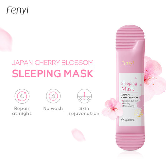 FENYI Fenyi Sakura Sleeping Mask 3g Mud Mask Smear အမျိုးအစား ရေဓါတ်နှင့် အစိုဓာတ်ထိန်း အသားအရေ ထိန်းသိမ်းခြင်း ထုတ်ကုန်များ လက်ကား ထုတ်လုပ်သူ 