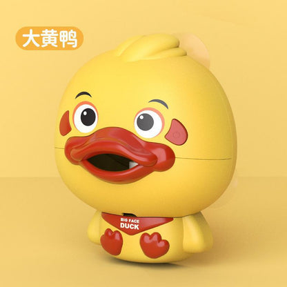 Bubble Duck ရေချိုးခန်း လျှပ်စစ်ကာတွန်း One-touch Start နှင့် Continuous Bubbles မိဘ-ကလေး အပြန်အလှန် ဆော့ကစားခြင်း ရေချိုးခြင်း အရုပ် 