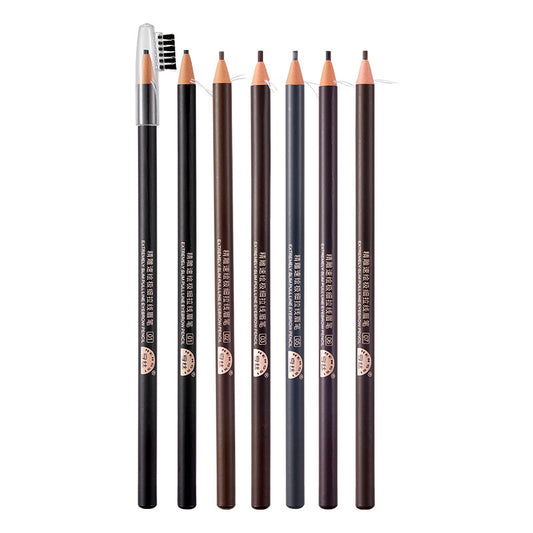 Hengsi's finely carved and quick-drawing ultra-fine eyebrow pencil is smooth, waterproof, durable, not easy to smudge and color-holding makeup pencil wholesale 