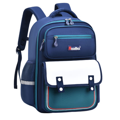 New style primary school students boys and girls large-capacity 1-6 grade schoolbag to reduce the burden waist protection 6-12 years old British backpack 