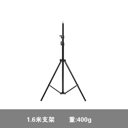 2.1米灯架手机拍照补光相机直播户外三脚架投影仪落地三角支架