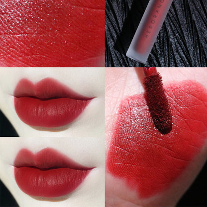 HERORANGE Twilight Lip Glaze matte velvet matte easy to color long-lasting whitening affordable student lipstick 