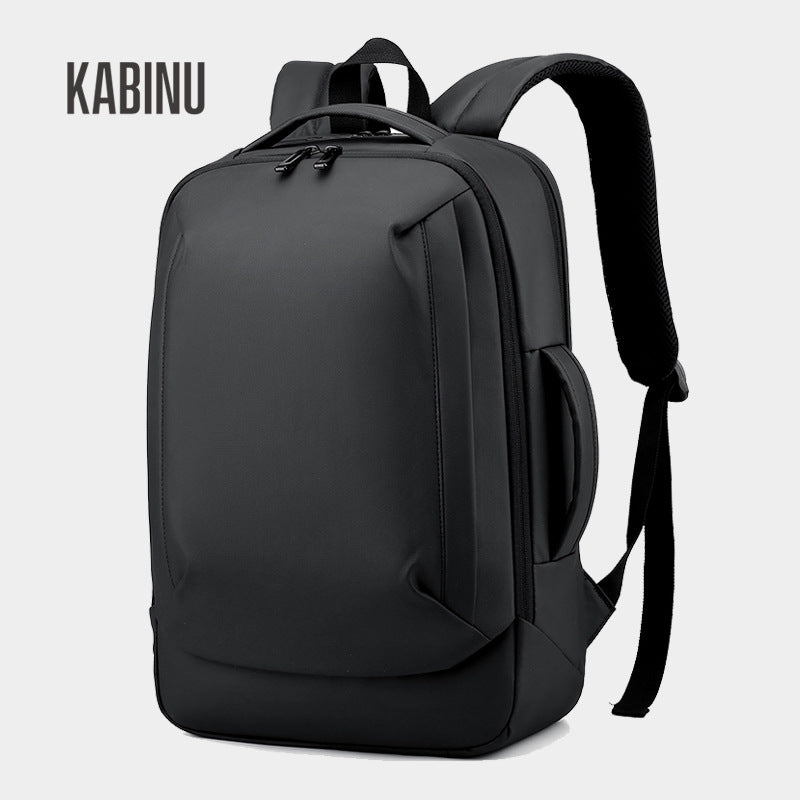 Kabinu backpack computer bag leather film business backpack commuter bag cross-border corporate gift outdoor travel bag large 