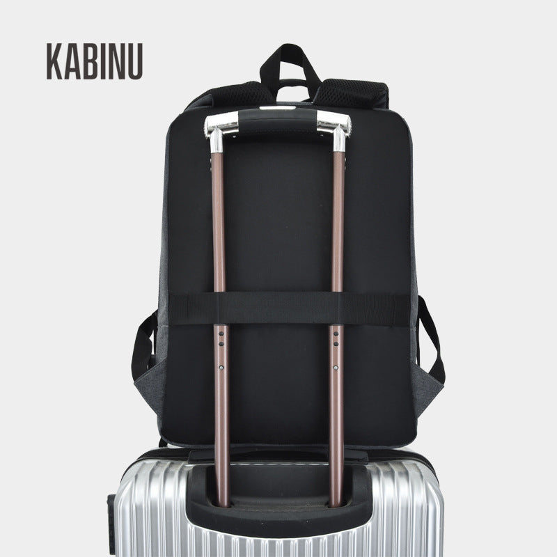 KABINU men's computer bag large capacity youth short-distance business trip travel bag anti-theft backpack business backpack 