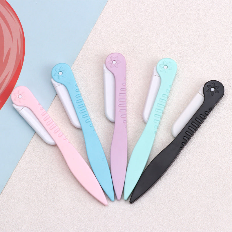 Eyebrow Trimmer 3 Beauty Tools Foldable Eyebrow Shaper for Women Anti-Scratch Beginner Safety Set Source Manufacturer