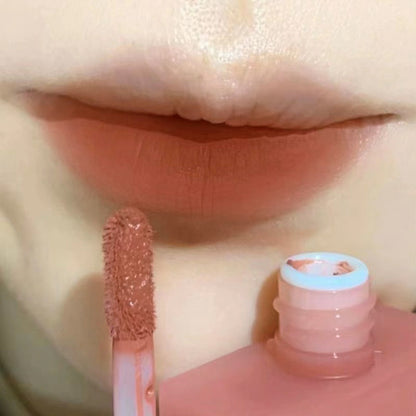 KeKeMood ice cream lip glaze whitening lipstick velvet matte matte lip mud not easy to stain cup lip gloss affordable 