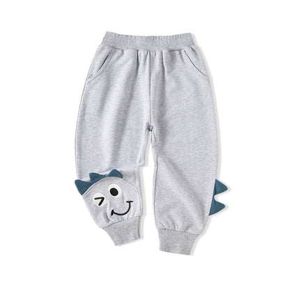 Cross-border children's clothing spring new products 2024 children's pants three-dimensional cartoon trendy children's pants boys' sports pants one piece drop shipping 