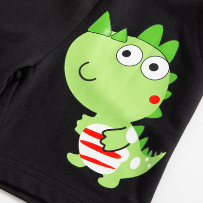 2024 new style children's shorts pure cotton cartoon summer bottoms Korean style knitted casual pants boys shorts 