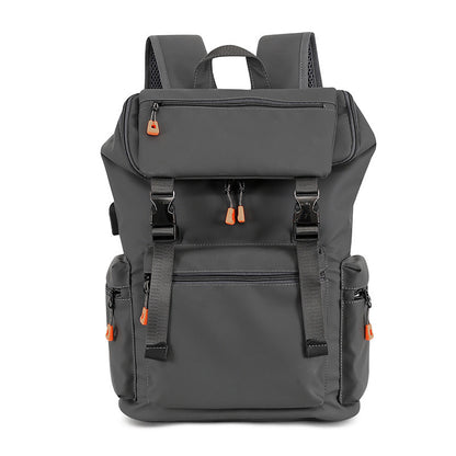 Kabinu casual backpack new student school bag men's outdoor travel USB charging computer bag business commuting