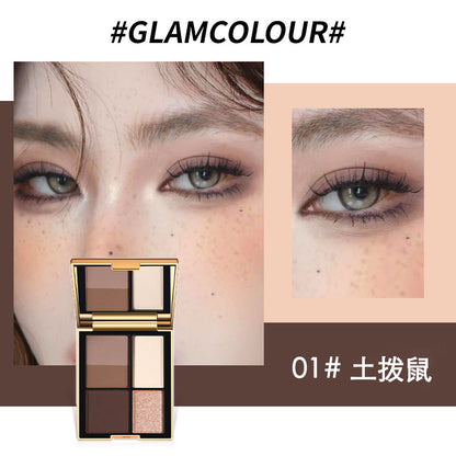 Magic color card five-color eye shadow matte pearlescent clear powder fine long-lasting color natural eye shadow wholesale 