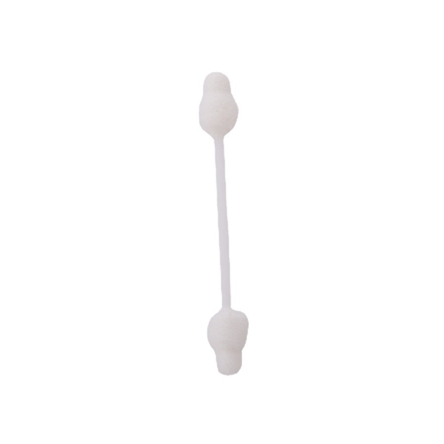 Factory direct sales of 55 boxed gourd-shaped double-head pure cotton swabs for infants and young children for ear and nose cleaning