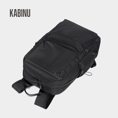 Kabinu Casual Backpack 2021 New Solid Color Washed Business Commuting Travel Computer Bag Student School Bag 