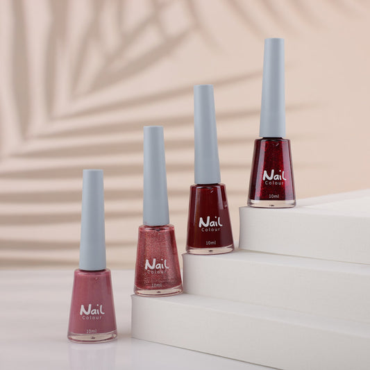 Luqiya no-bake oily nail polish non-peelable popular color nude cherry jelly color transparent manicure