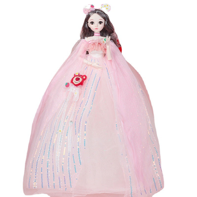 Strawberry Bear 60cm Yade Barbie Doll Smart Music Children Toy Princess Doll Girl Gift Wholesale 