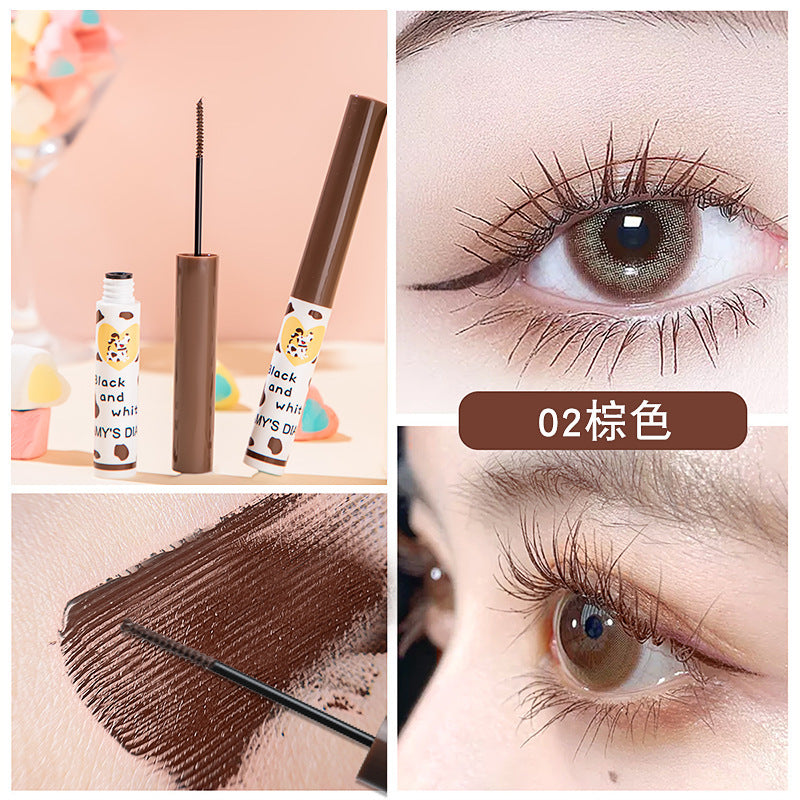 SUAKE polka-dot mascara Dalmatian thick curls slender head mascara is not easy to smudge cross-border makeup 